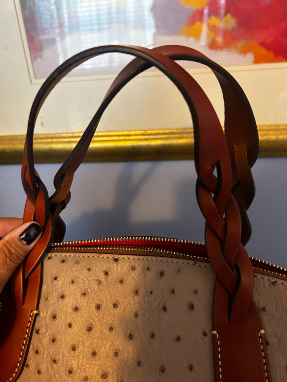 Dooney and Bourke Embossed Premium Calf Leather NWOT - Picture 5 of 6